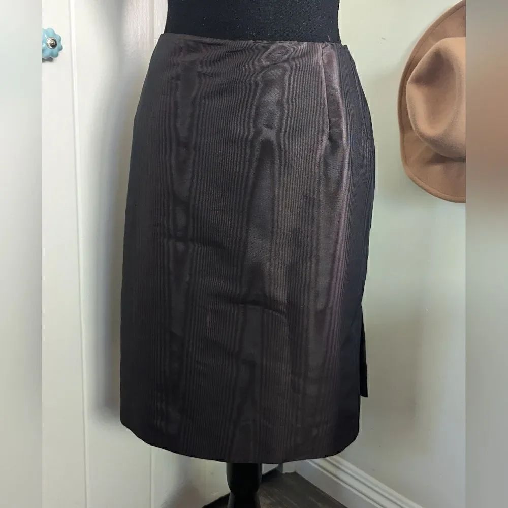 MaxMara Pull-On Silk Skirt 6 Quiet Luxury Minimalism Rebel Punk Whimsygoth